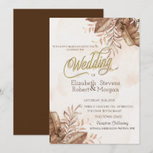 Casamento com Flores Exóticas de Outono