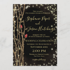 Convites Casamento com Floresta de Leite