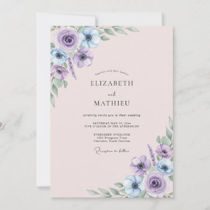 Convites Casamento com Folhas de Orquídea Champagne