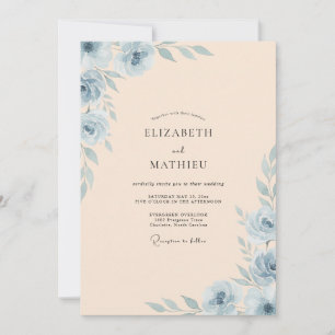 Convites Casamento com Folhas de Pó de Champanhe