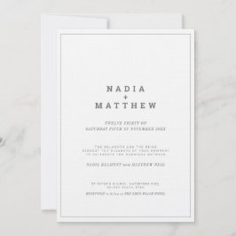 Convites Casamento com fotos verticais de texto branco de c