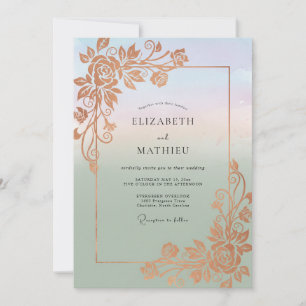 Convites Casamento com Hortelã e Vinha de Cobre