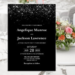 Convites Casamento com Largura Negra