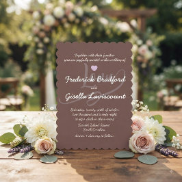 Convites Casamento com Letra Manuscrita Elegante