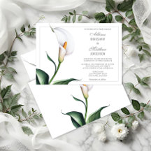 Casamento com Lírio Calla Marfim Elegante Branco