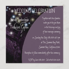 Convites Casamento com luzes noturnas de Oak Tree