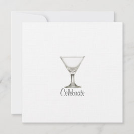 Convites Casamento com Martini