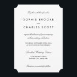 Convites Casamento com Modelo de tíquete simples de 5" x 7"<br><div class="desc">modelo de convite de casamento de 5" x 7" com forma de bilhete de na moda. Altere o texto para o seu próprio e clique em "Personalizar" para alterar as fontes,  a cor do texto,  a cor de fundo e adicionar as suas próprias designs ou fotografias.</div>