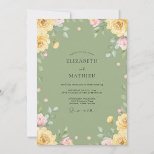 Convites Casamento com Musgo Borboleta Verde
