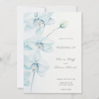 Casamento com Orquídea Azul Suave