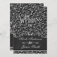 Casamento com Ossos do Ornamento do Chalé Negro e