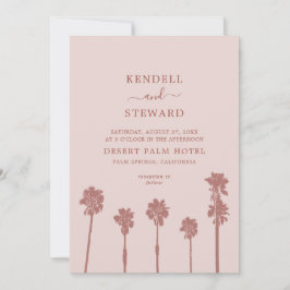 Convites Casamento com Palm Tree Romance Suite