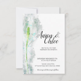 Convites Casamento com Pastel e Caligrafia Minimalista