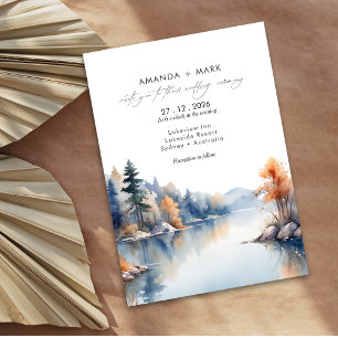Convites Casamento com Pinheiros Russos