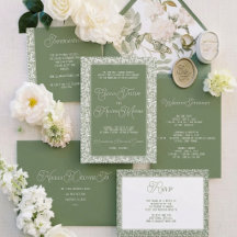 Casamento com Renda Oliva de Dinheiro Antigo