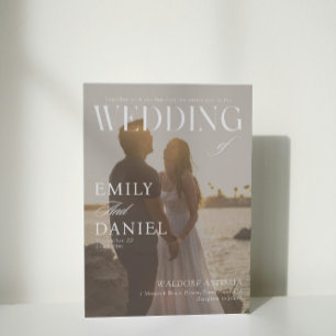 Convites Casamento com Revista Fotográfica Chic In Style