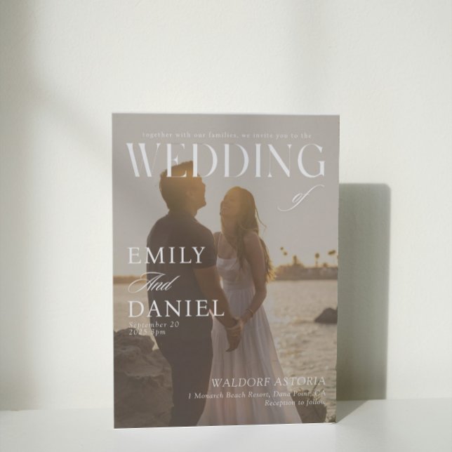 Convites Casamento com Revista Fotográfica Chic In Style (Criador carregado)