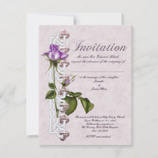Convites Casamento com Rosa Celta