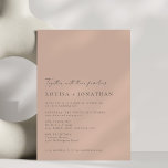 Convites Casamento com Rosa de Manuscrito Clássico Minimali<br><div class="desc">Ponha o tom para o seu dia especial com este convite minimalista de casamento chic, com um clássico fundo rosa empoeirado, combinado com a elegante tipografia da cinza escura. O design limpo e eterno combina a sofisticação moderna com encanto romântico, fazer perfeito para casais que buscam um olhar sutil, mas...</div>
