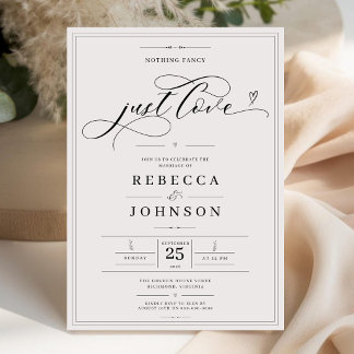 Convites Casamento com Roteiro Caprichoso Nada de Fantasia,