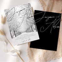 Casamento com Roteiro de Paisagem de Neve de Inver