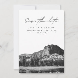Convites Casamento com Save the Date do Parque Nacional de 