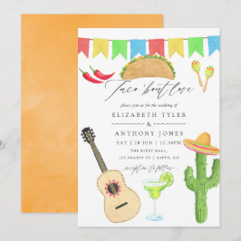 Convites Casamento com tema de Taco Fiesta Mexicana