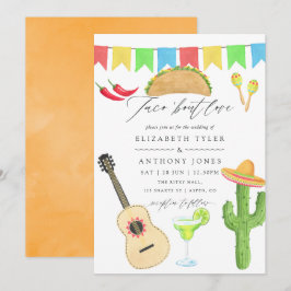 Convites Casamento com tema Fiesta Taco Mexicano