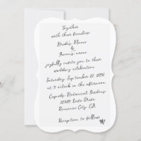 Casamento com Tipografia Escrita Manuscrita de Man