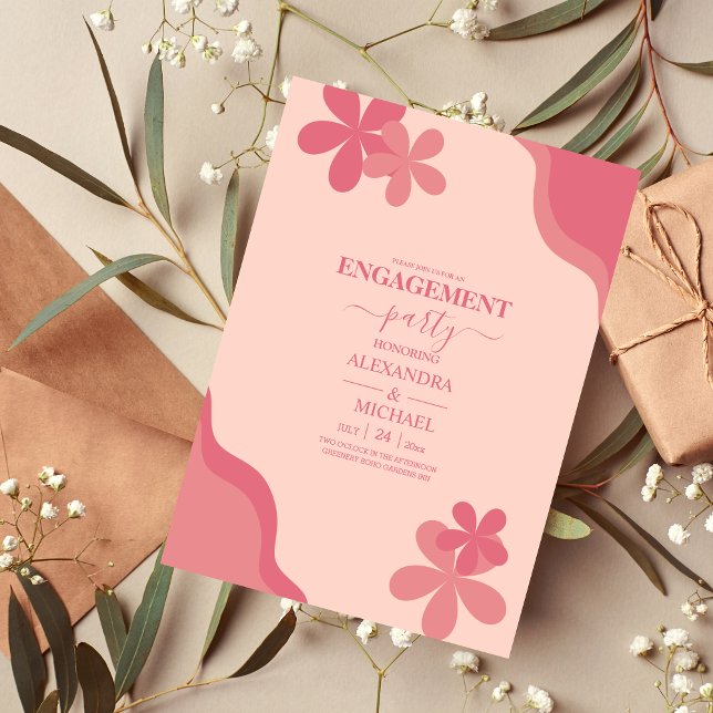 Convites Casamento com Tons Mogados Pensados do Retro Groov (Criador carregado)