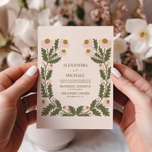 Convites Casamento com Tons Mogados Pensados do Retro Groov