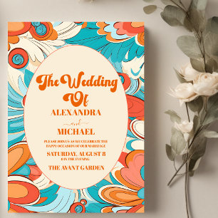 Convites Casamento com Vibrações Divertidas de Praia Boho G