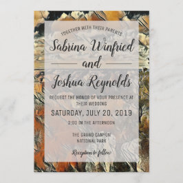 Convites Casamento com Watercolor no Parque Nacional do Gra