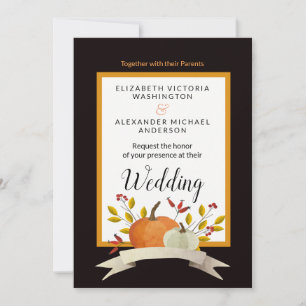 Convites Casamento/Convite para o tema de Dia de Ação de