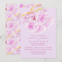 Casamento cor-de-água floral brilhante
