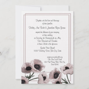 Convites Casamento cor-de-rosa