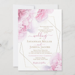 Convites Casamento cor-de-rosa, cor-de-rosa, cor-de-água, c