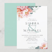 Casamento Cor-de-rosa rosa-rosa-pincelada verde-mo