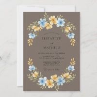 Casamento Coroa de Açafrão Azure