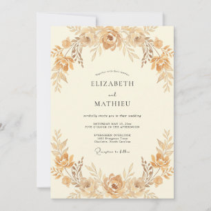 Convites Casamento Coroa Dourada Champanhe