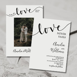 Convites Casamento, Cristão, Simples, Elegante, Tipografia,
