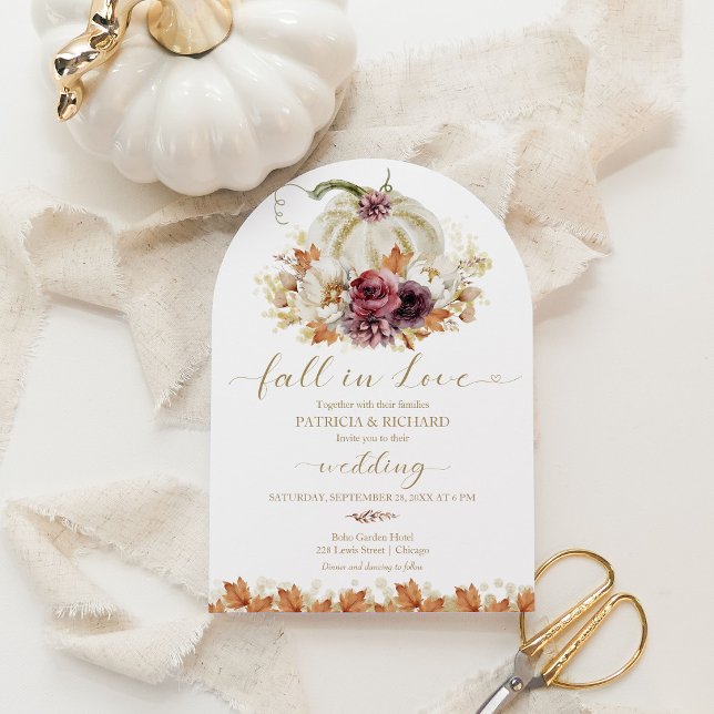 Convites Casamento da Abóbora do Amor (Criador carregado)
