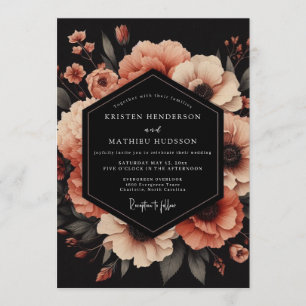 Convites Casamento da Anêmona Vesper Peachy