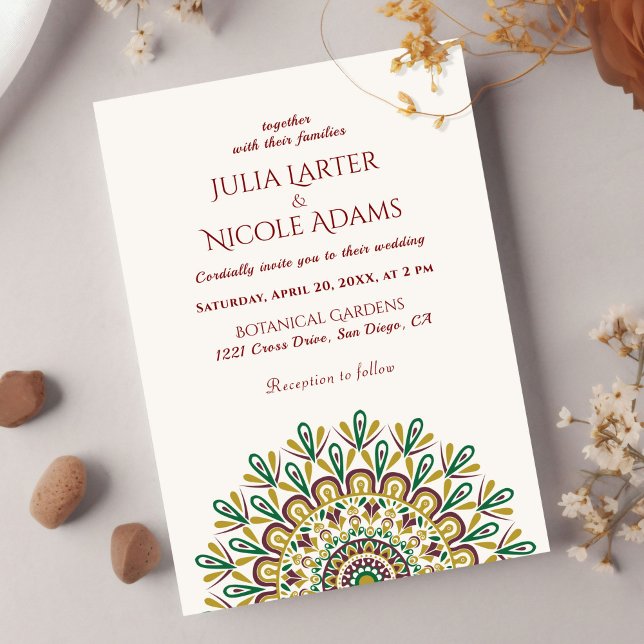 Convites Casamento da Floresta Amazônica Selvagem Emerald G (Criador carregado)