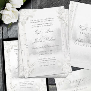 Convites Casamento da Floresta da Árvore Birch
