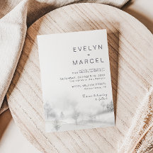 Casamento da Floresta da Montanha de inverno