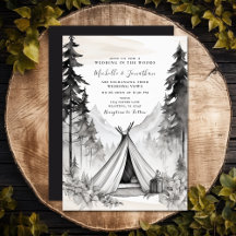 Casamento da Floresta Montanha em Campanha Rustic 