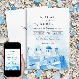 Convites casamento da Grécia Santorini