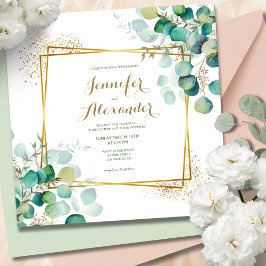 Convites Casamento da Praça Verde Eucalyptus Emerald
