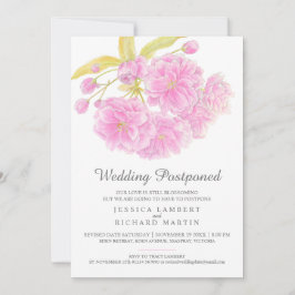 Convites Casamento da primavera rosa adiado data revista